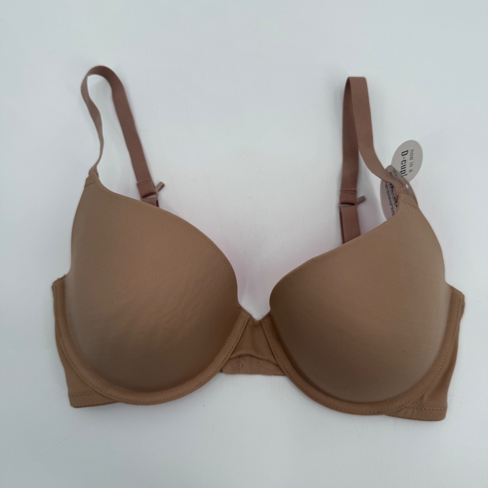 Flirtitude Push Up Bra -‎ My Fave Bra - Nude Beige - Size 34D NEW